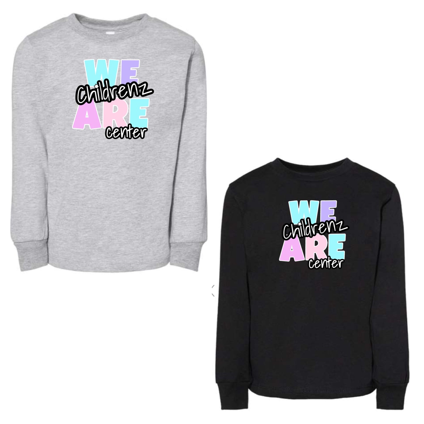 Childrenz Center girls logo long sleeve tee
