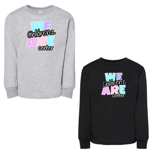 Childrenz Center girls logo long sleeve tee