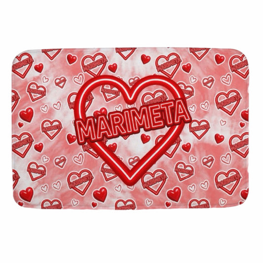 Marimeta neon sign floor mat