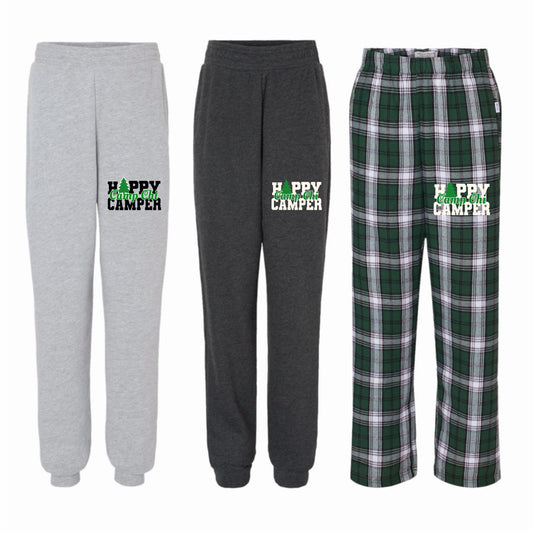 Camp Chi happy camper pants