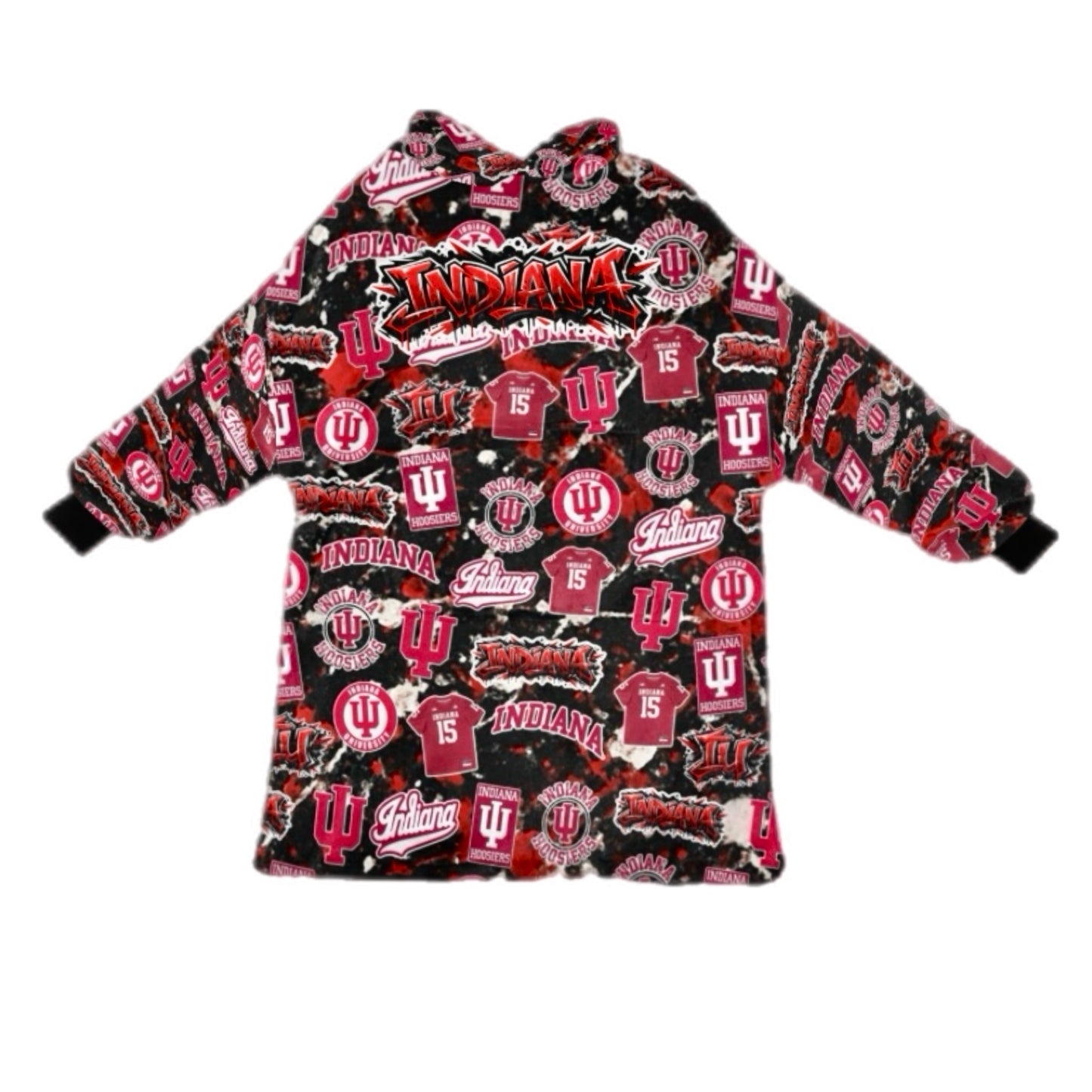Indiana Fleece Blanket Hoodie