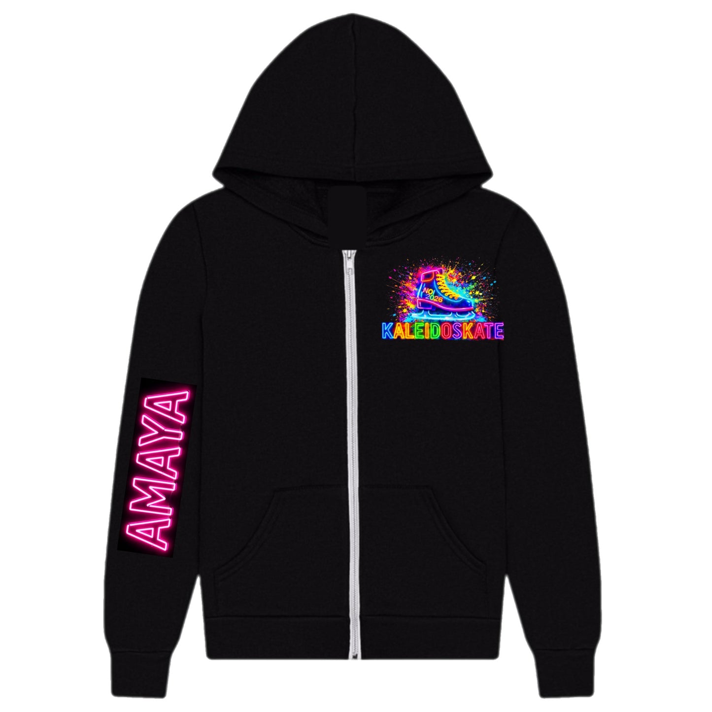 NOI Kaleidoskate zip hoodie