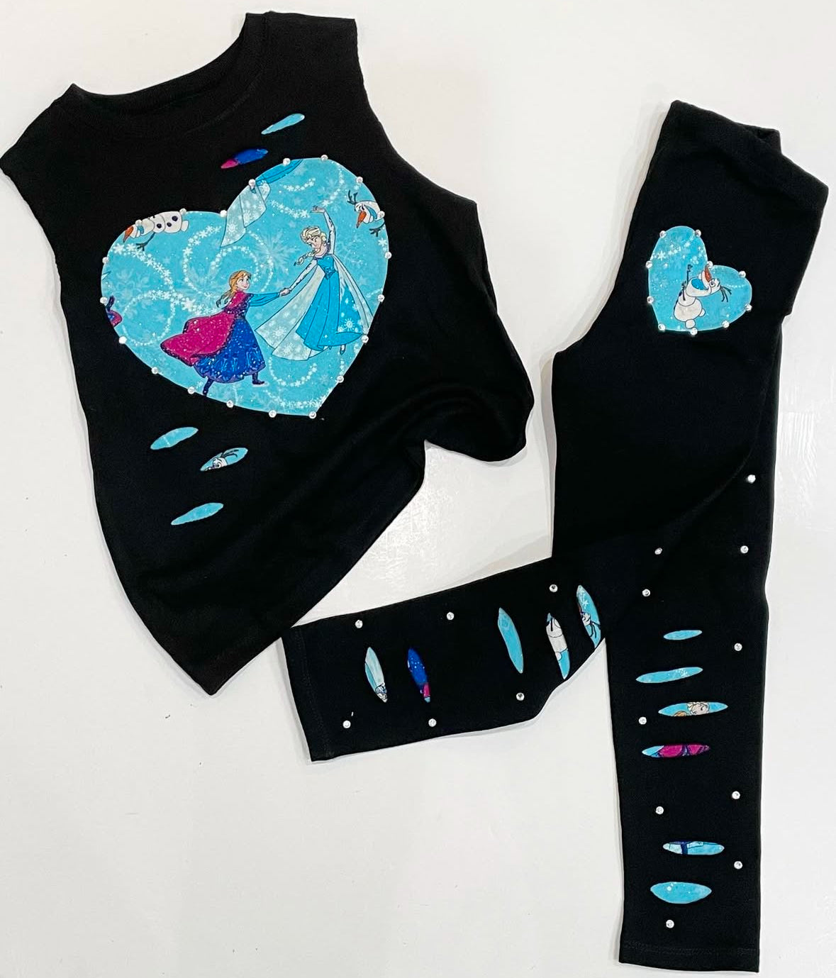 Snow princess leggings