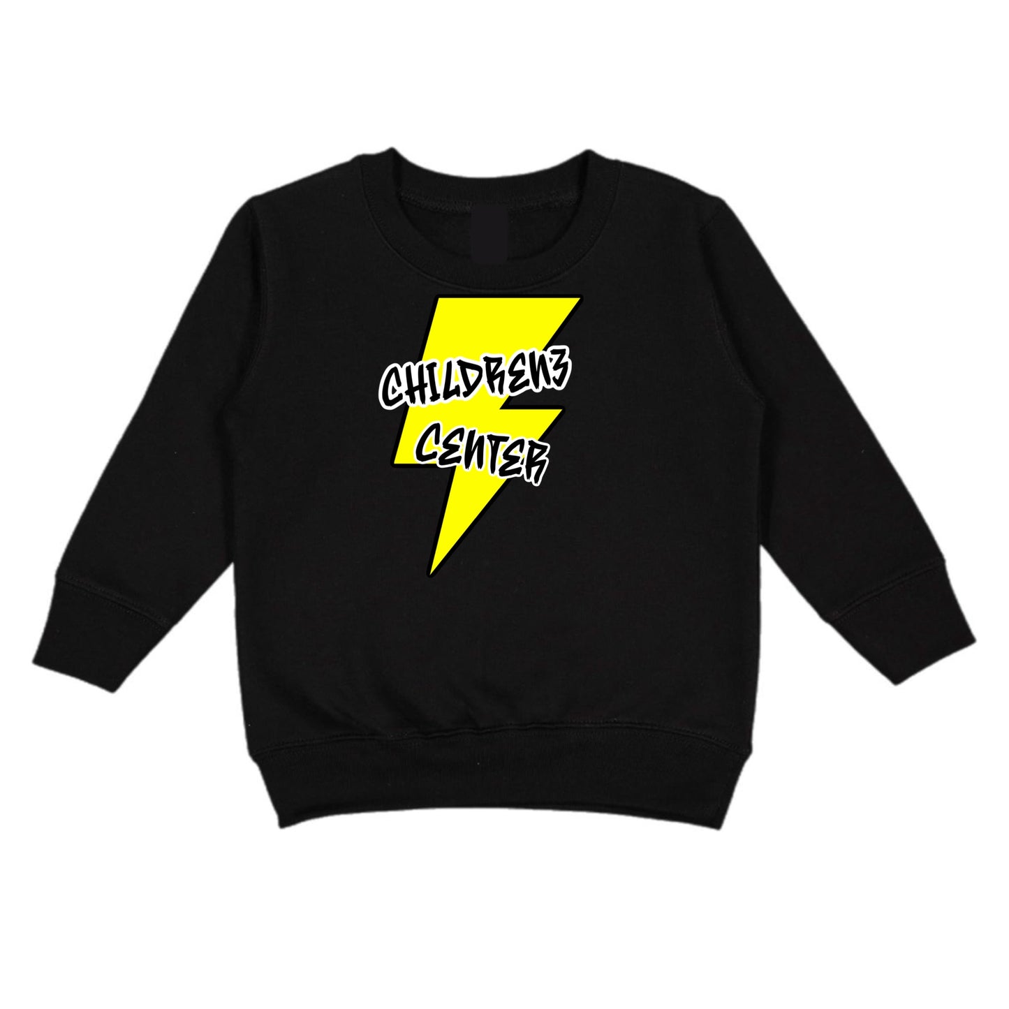 Childrenz center yellow bolt crewneck