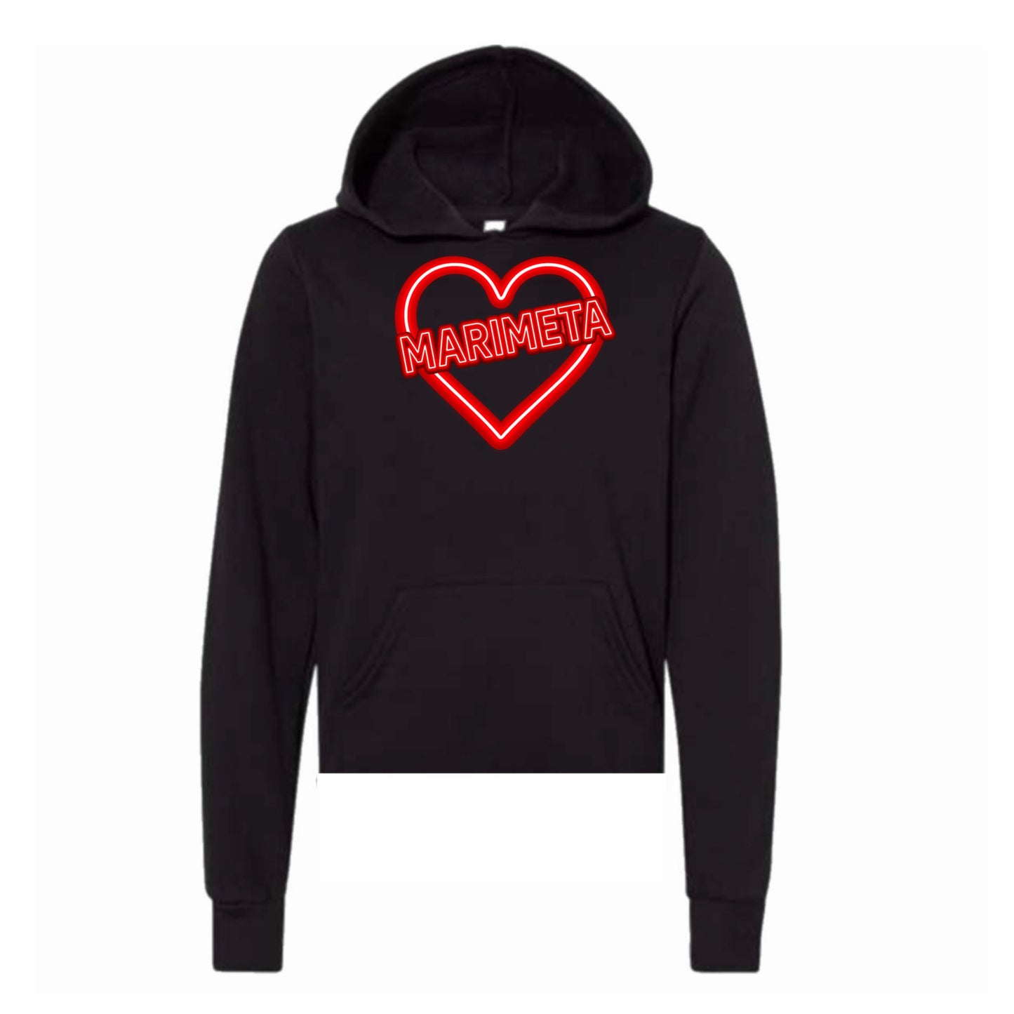 Marimeta neon sign hoodie