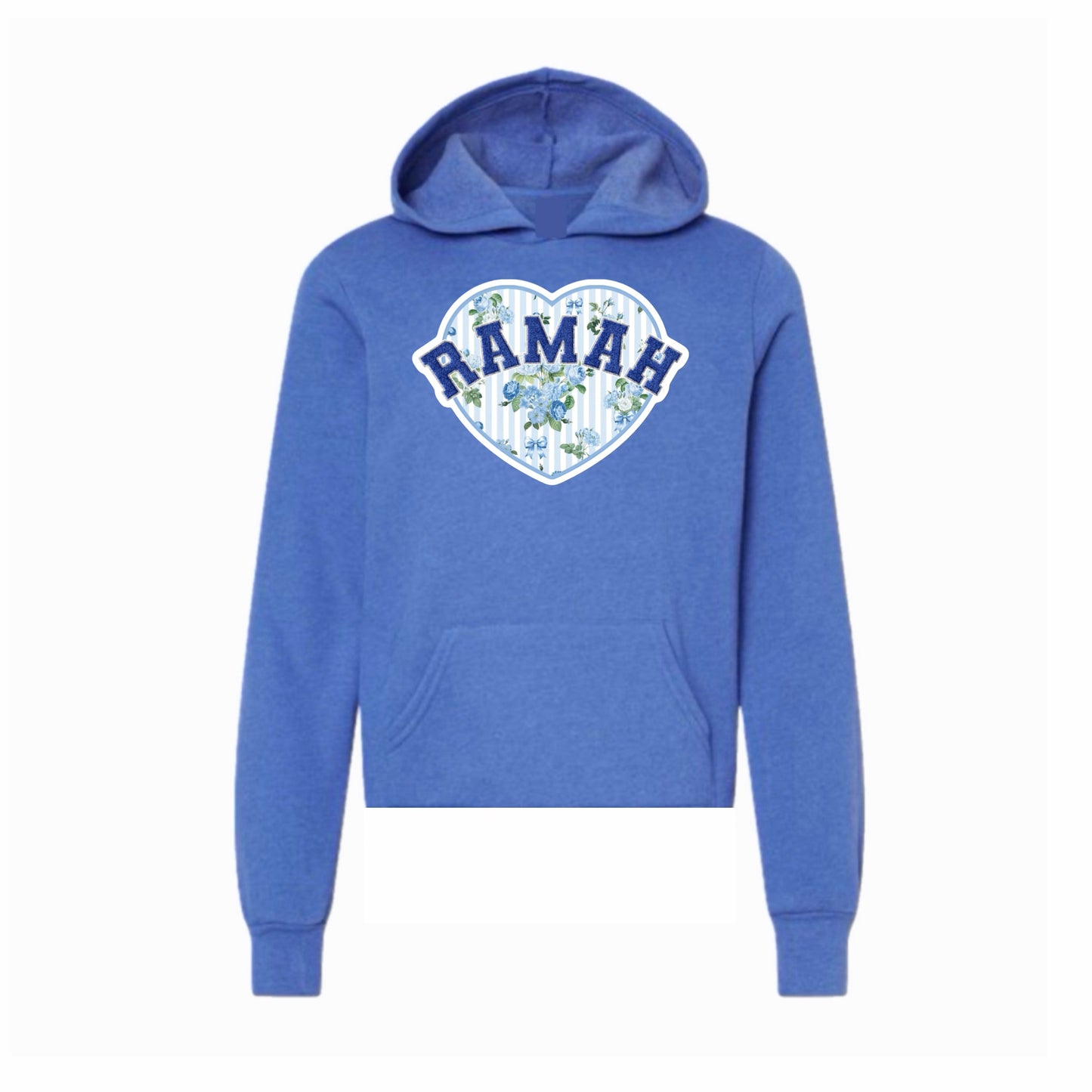 Ramah floral heart hoodie