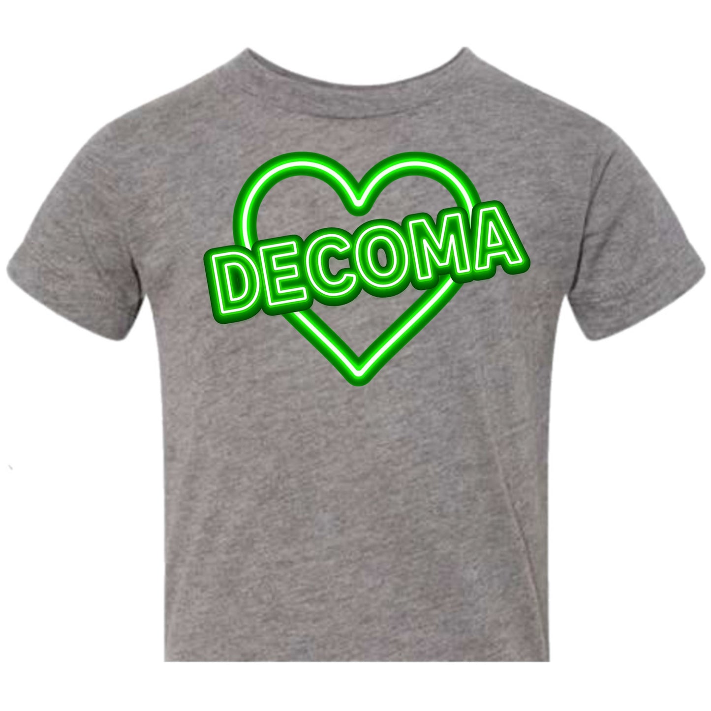 DECOMA Girls/women neon heart tee
