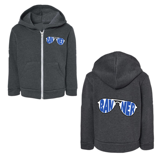 BANNER Boys aviators zip hoodie