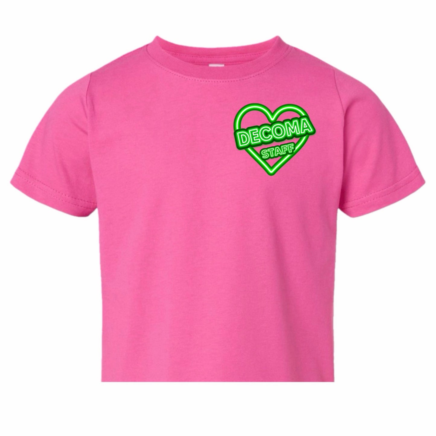 DECOMA STAFF Girls/women neon sign tee/ tank