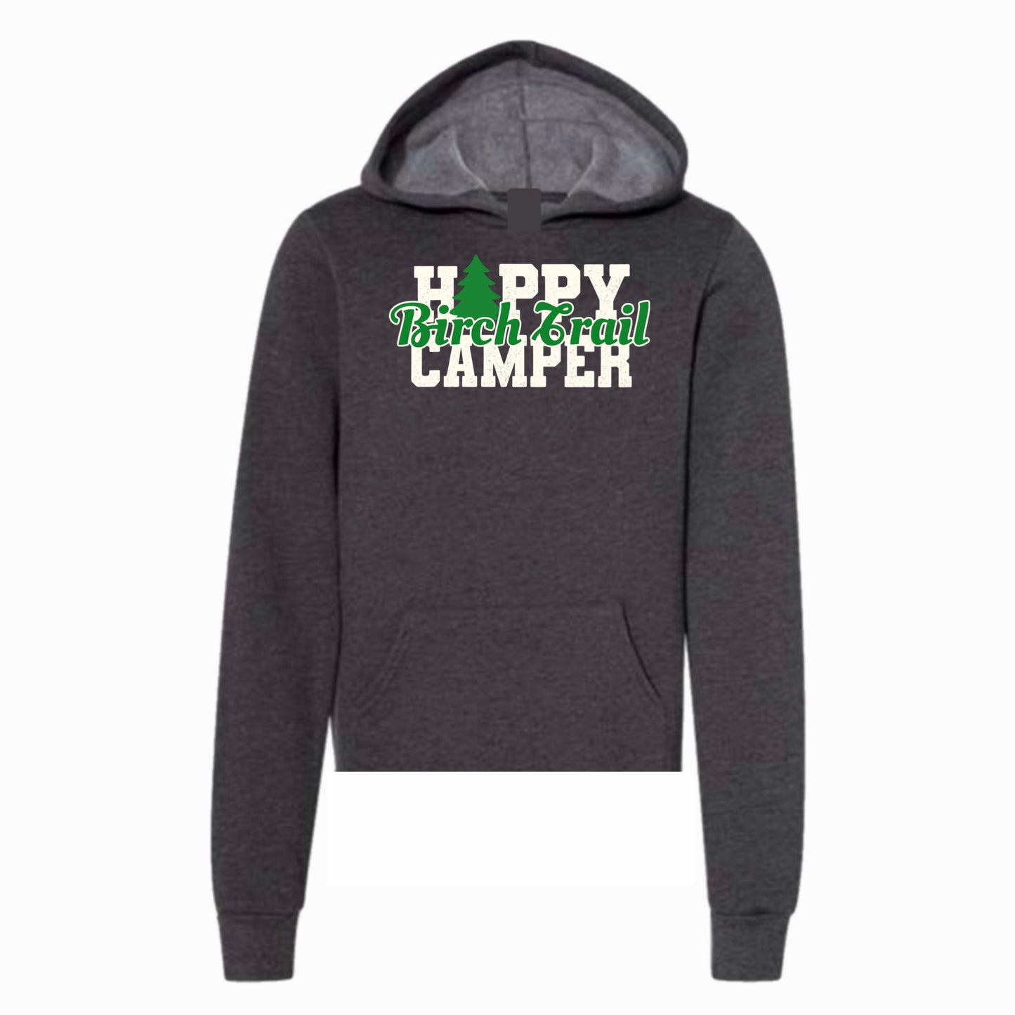 Birch Trail happy camper hoodie