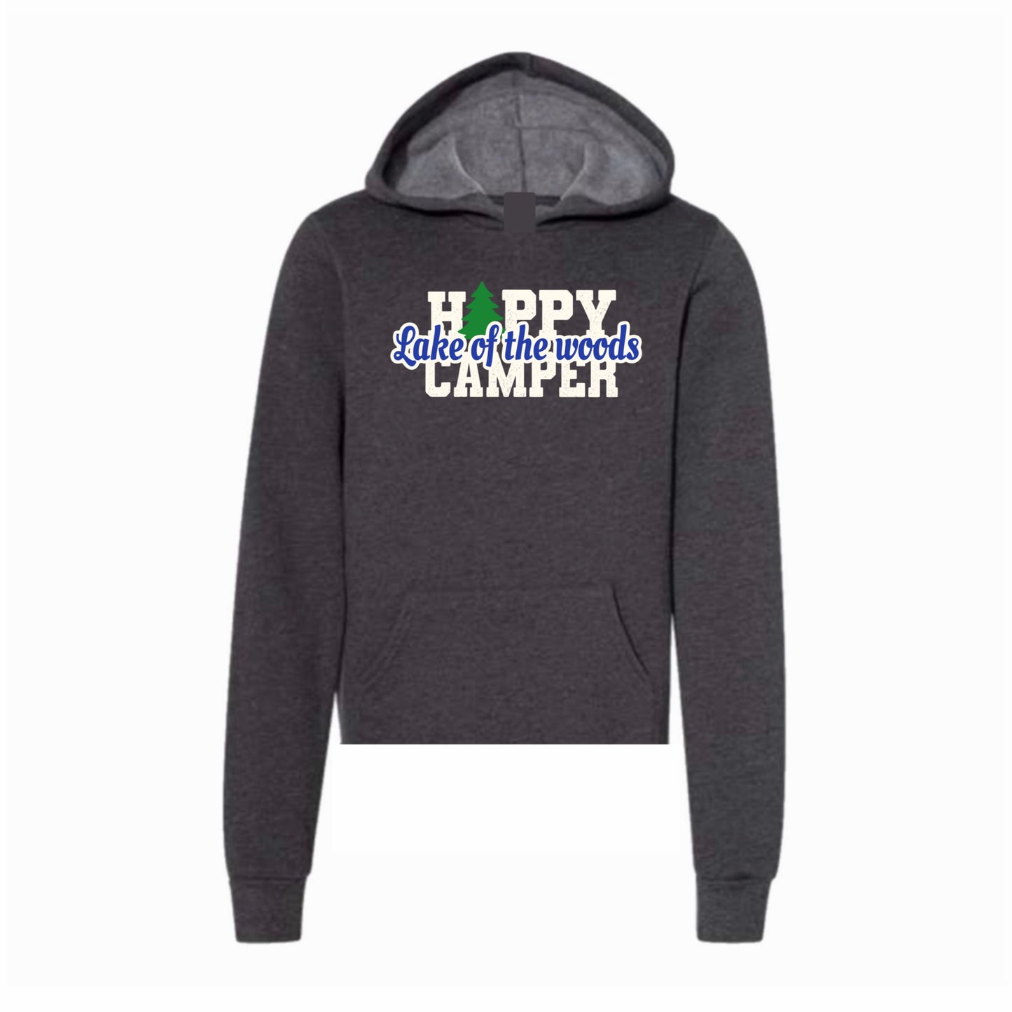 Lake of the Woods happy camper hoodie