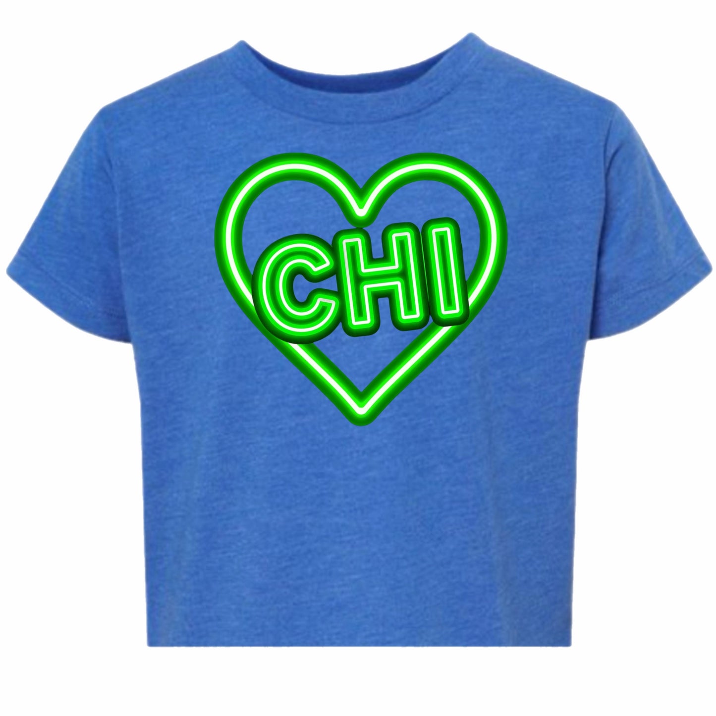 Camp Chi neon sign tee