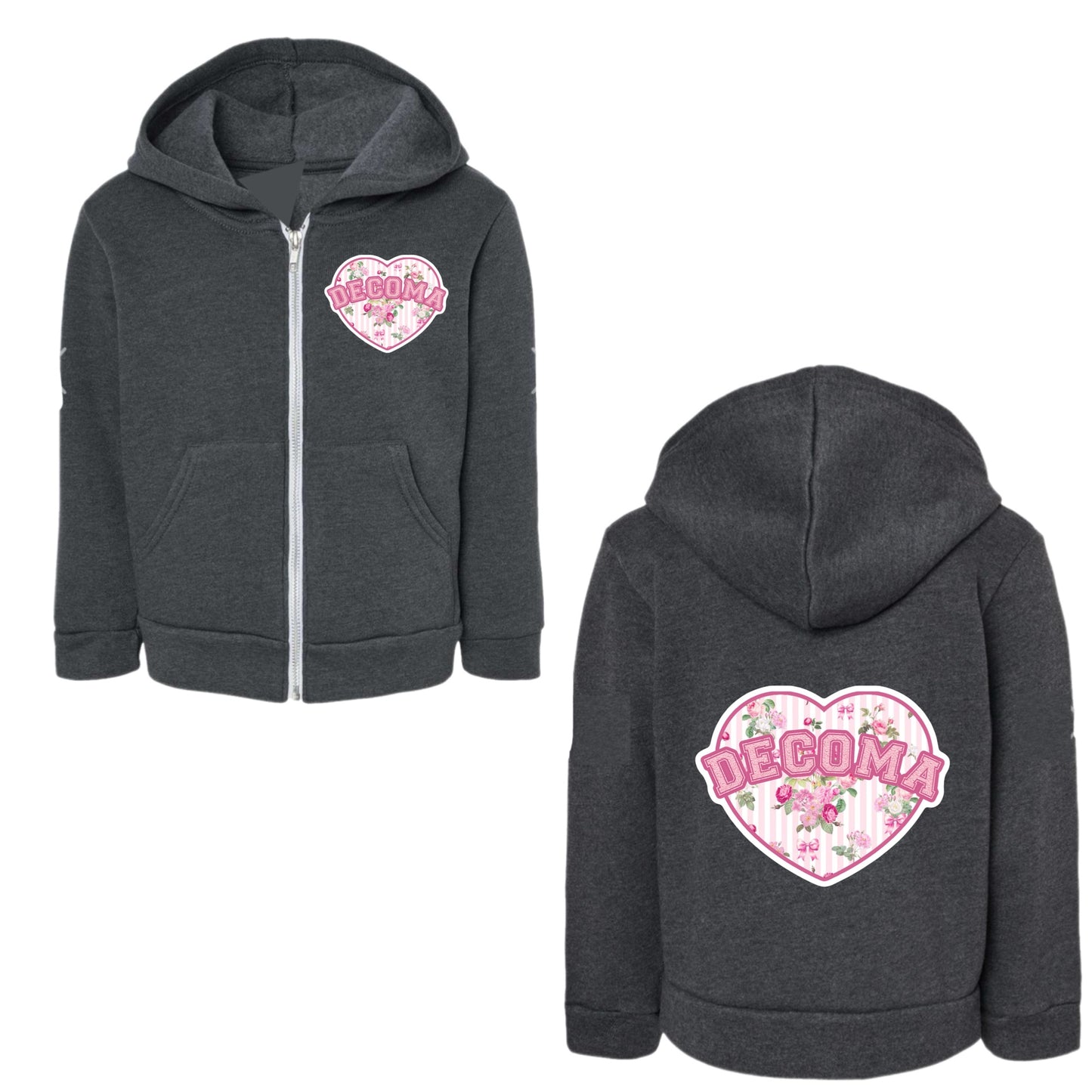 Decoma girls/adults floral heart
