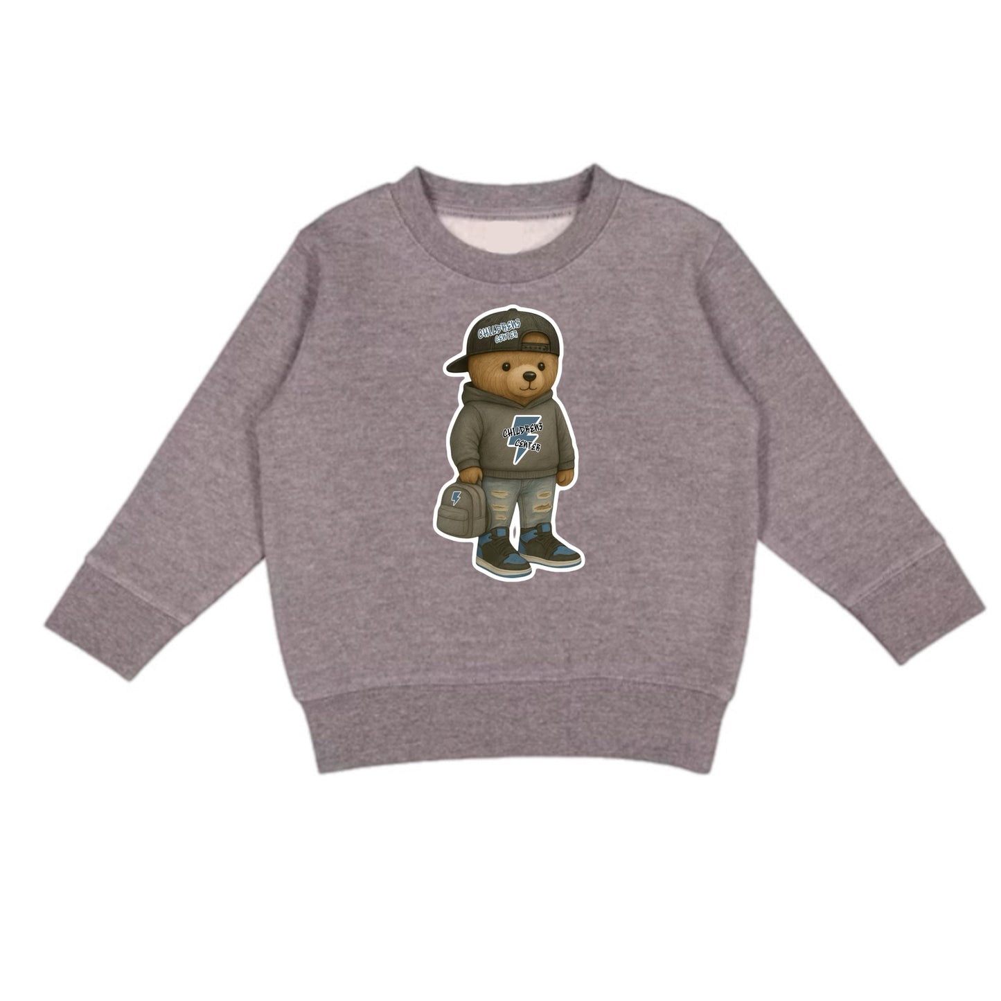 Childrenz center boy teddy bear crewneck