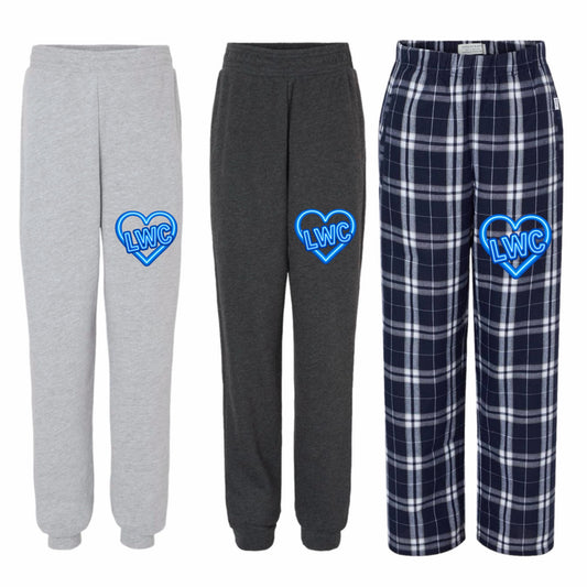 Lake of the Woods neon sign pants