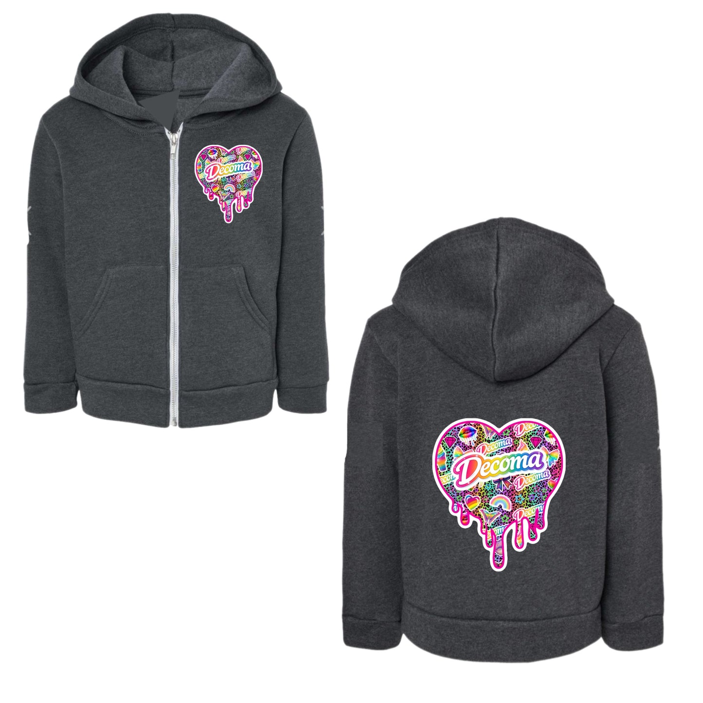 Decoma girls/adults neon heart