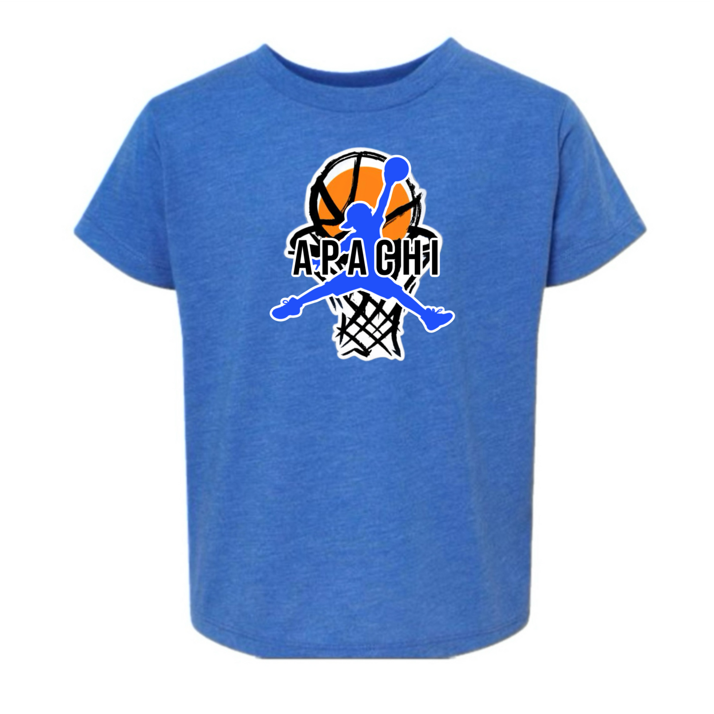 Apachi/ Apachi Village boys basketball tee