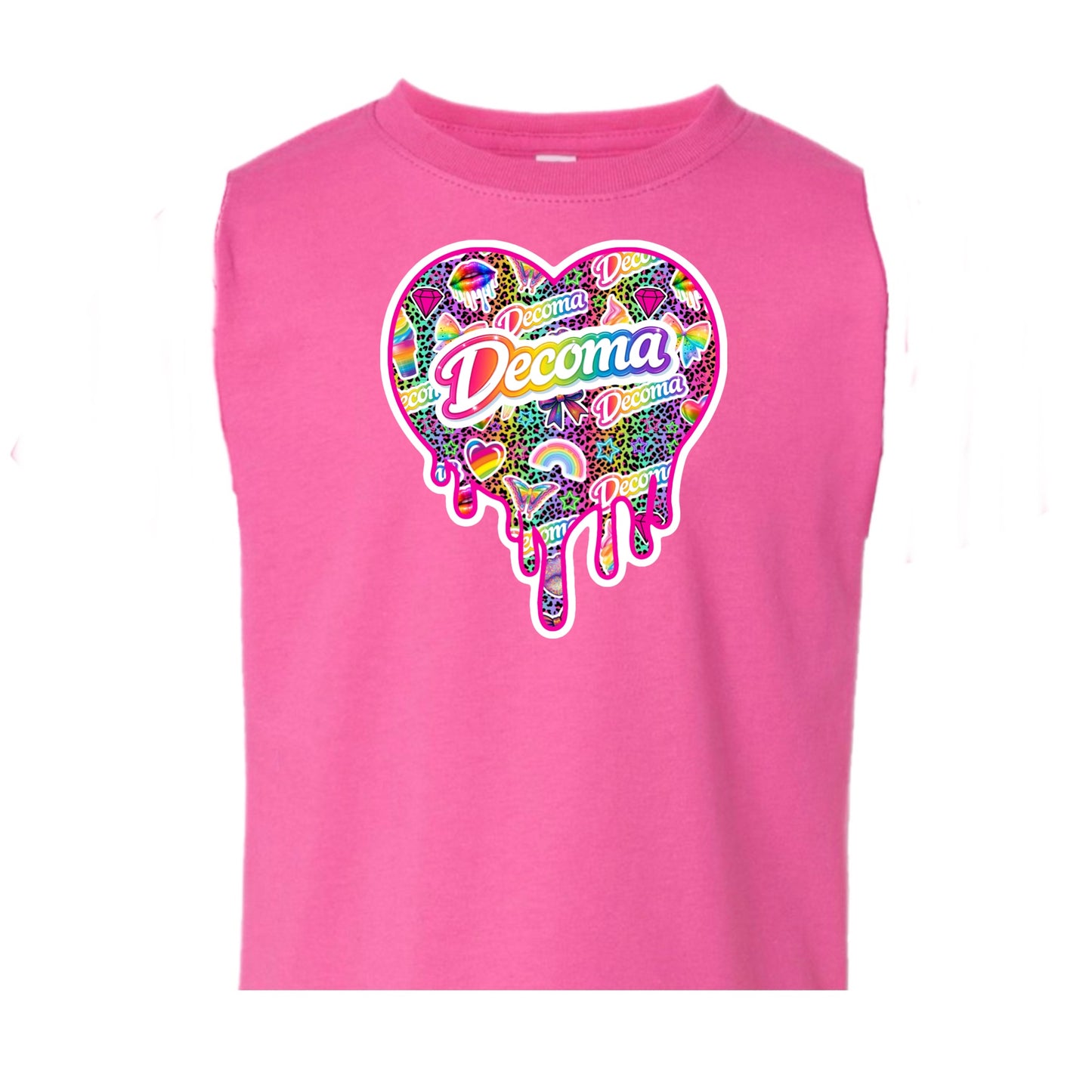 Decoma Girls/women heart drip tank