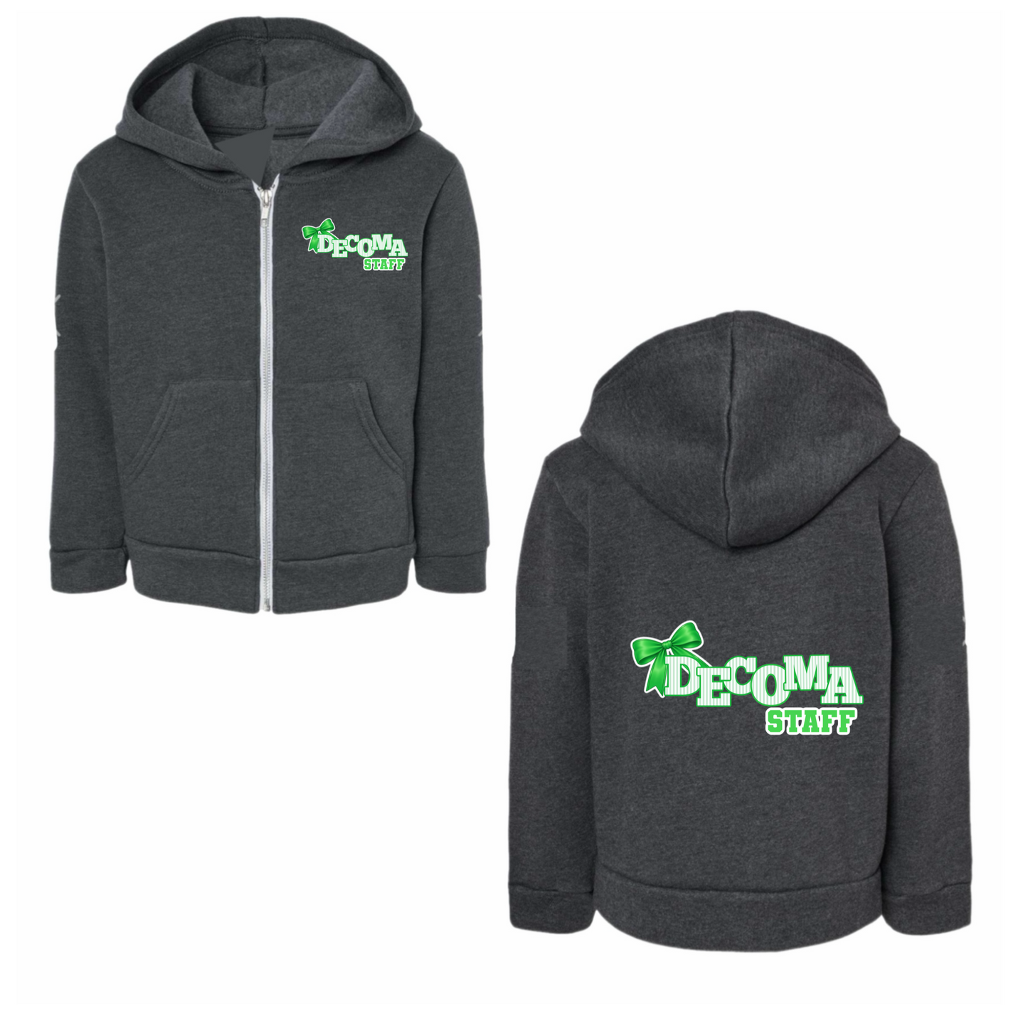 Decoma STAFF girls/adults bow hoodie
