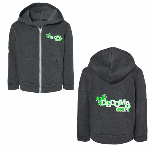 Decoma STAFF girls/adults bow hoodie