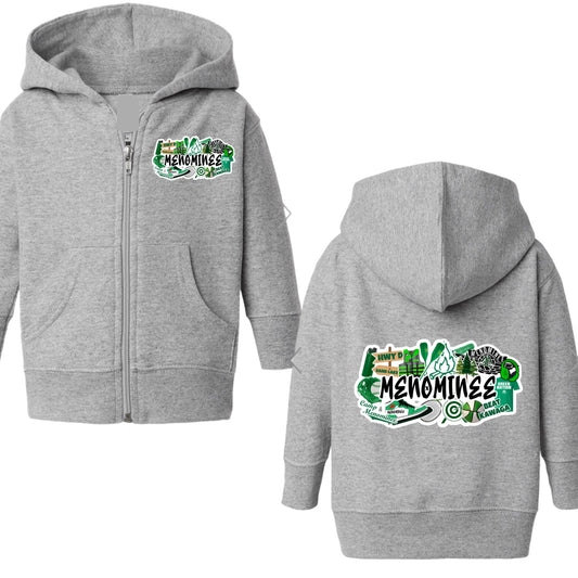 Menominee boys zip hoodie