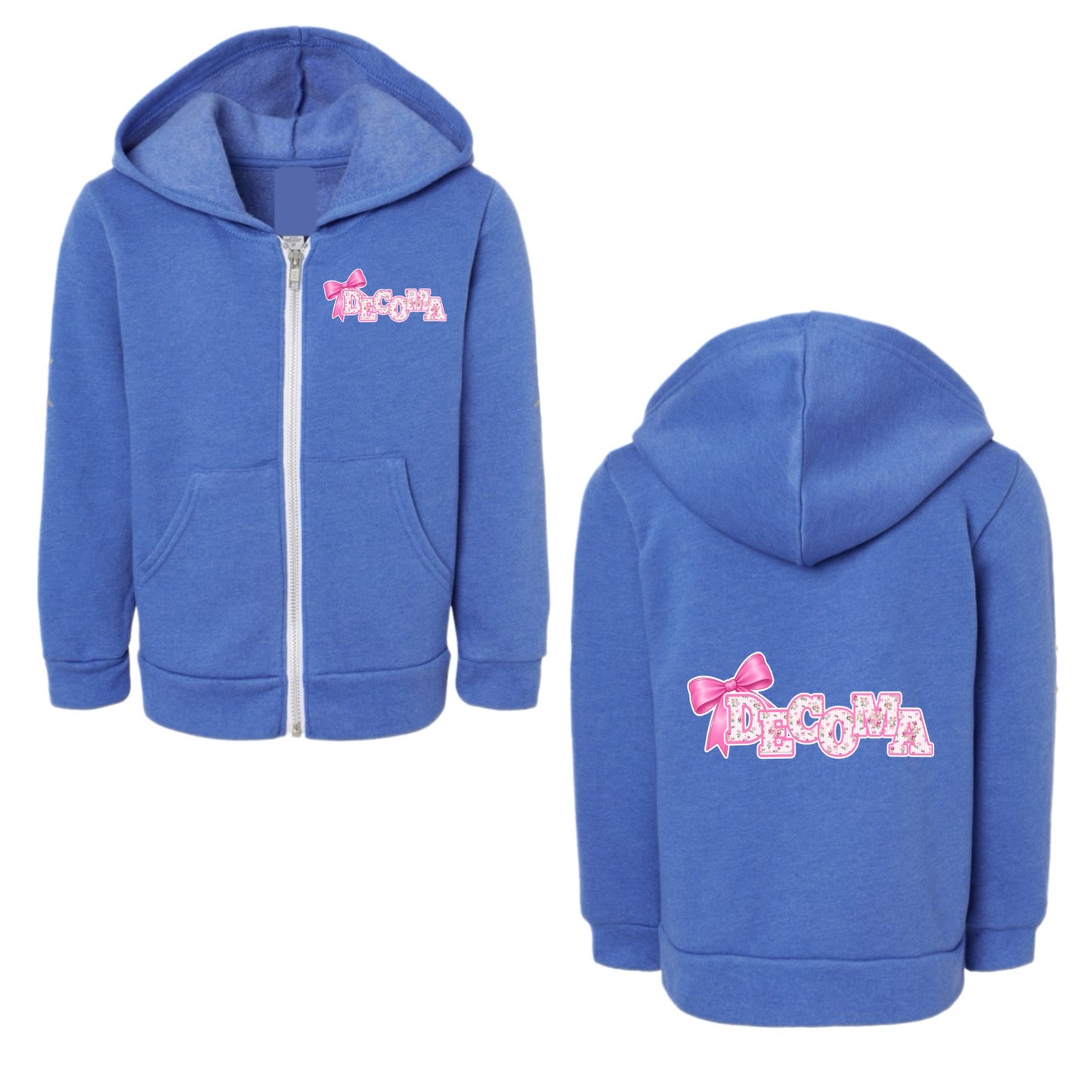 Decoma girls/adults bow hoodie