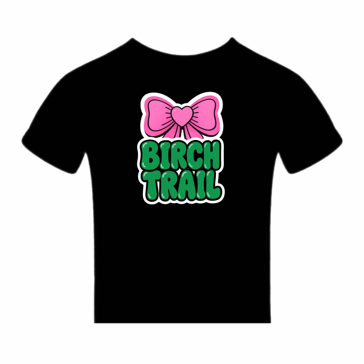 Birch Trail bow tee