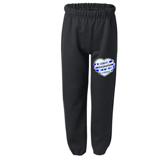 Schechter girls heart bracelet joggers