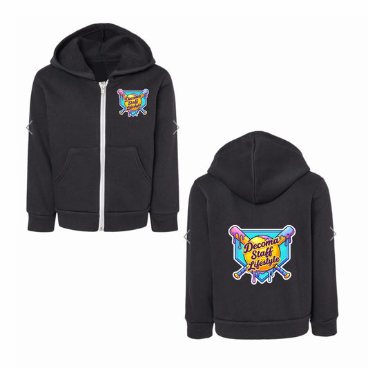 DECOMA STAFF baseball lifestyle zip hoodie