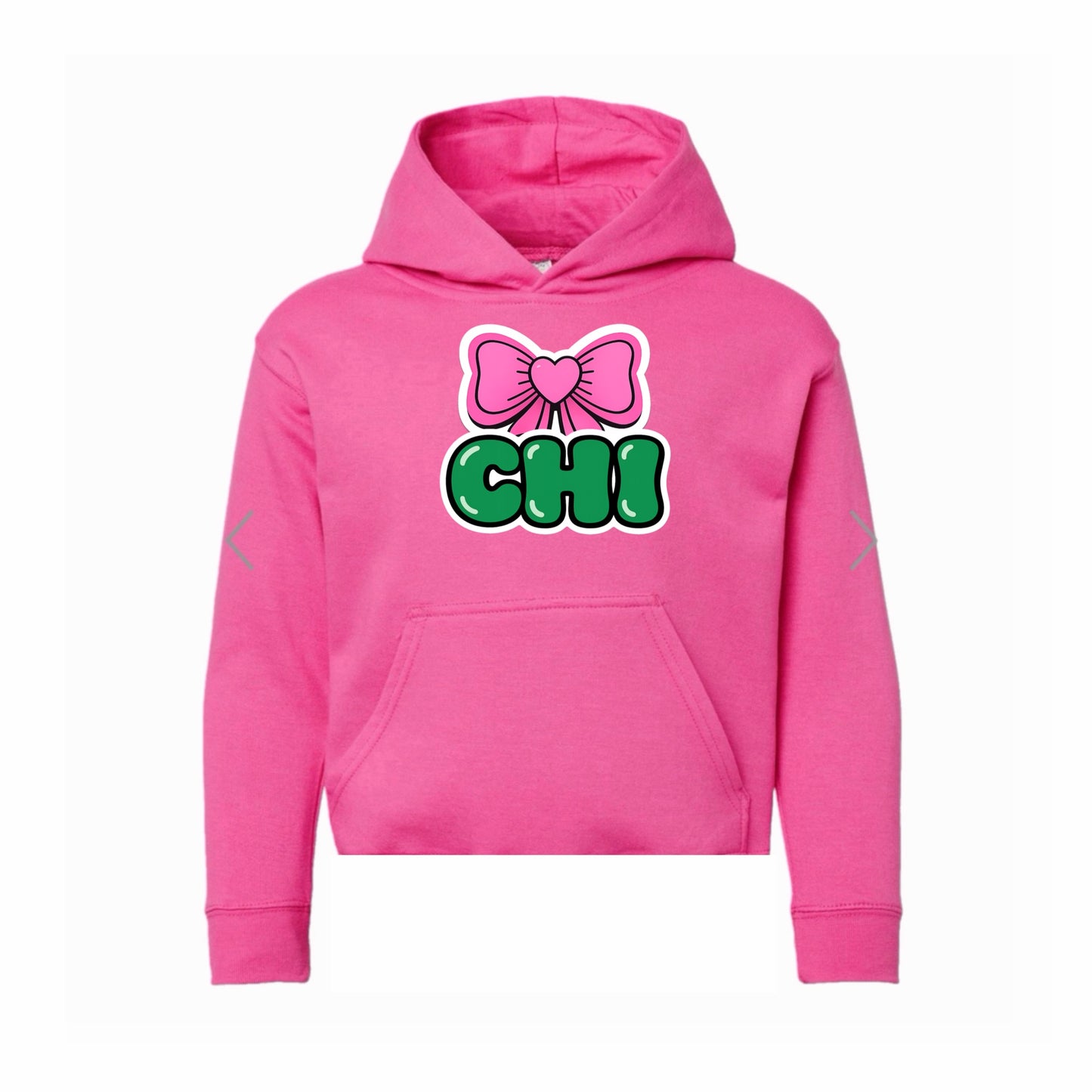 Camp Chi bow hoodie