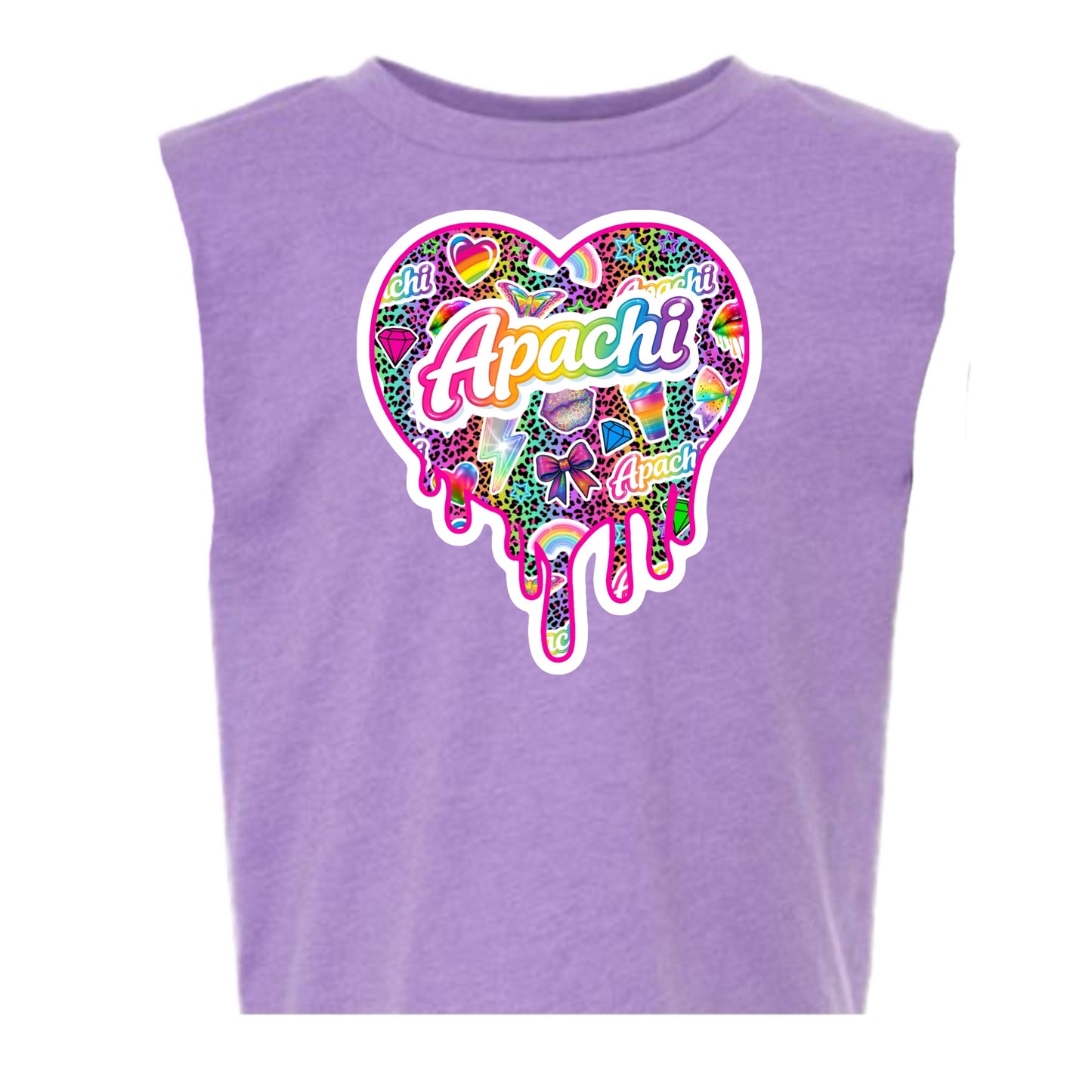 Girls Apachi/Apachi Village drippy heart