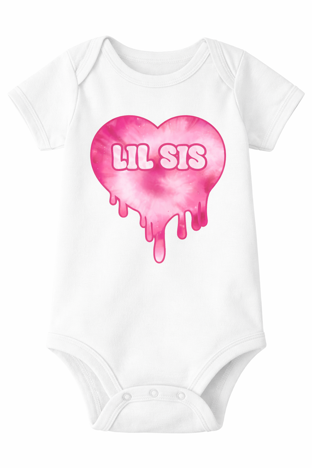 Lil Sis Drippy Heart Bodysuit