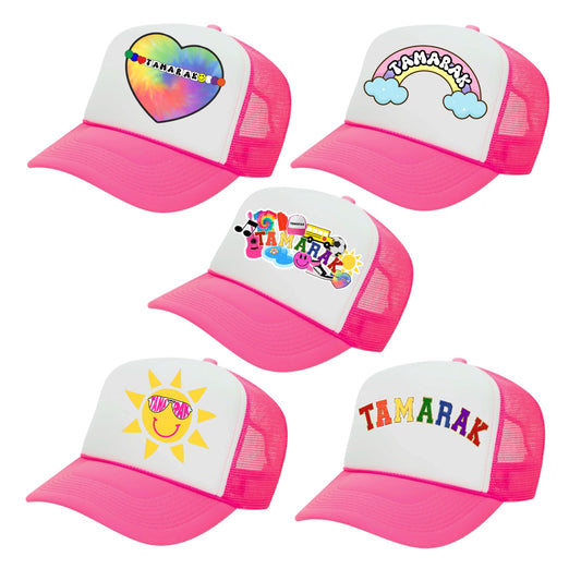 Tamarak girls trucker hats
