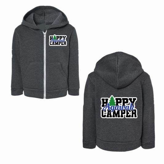 Agawak happy camper zip hoodie