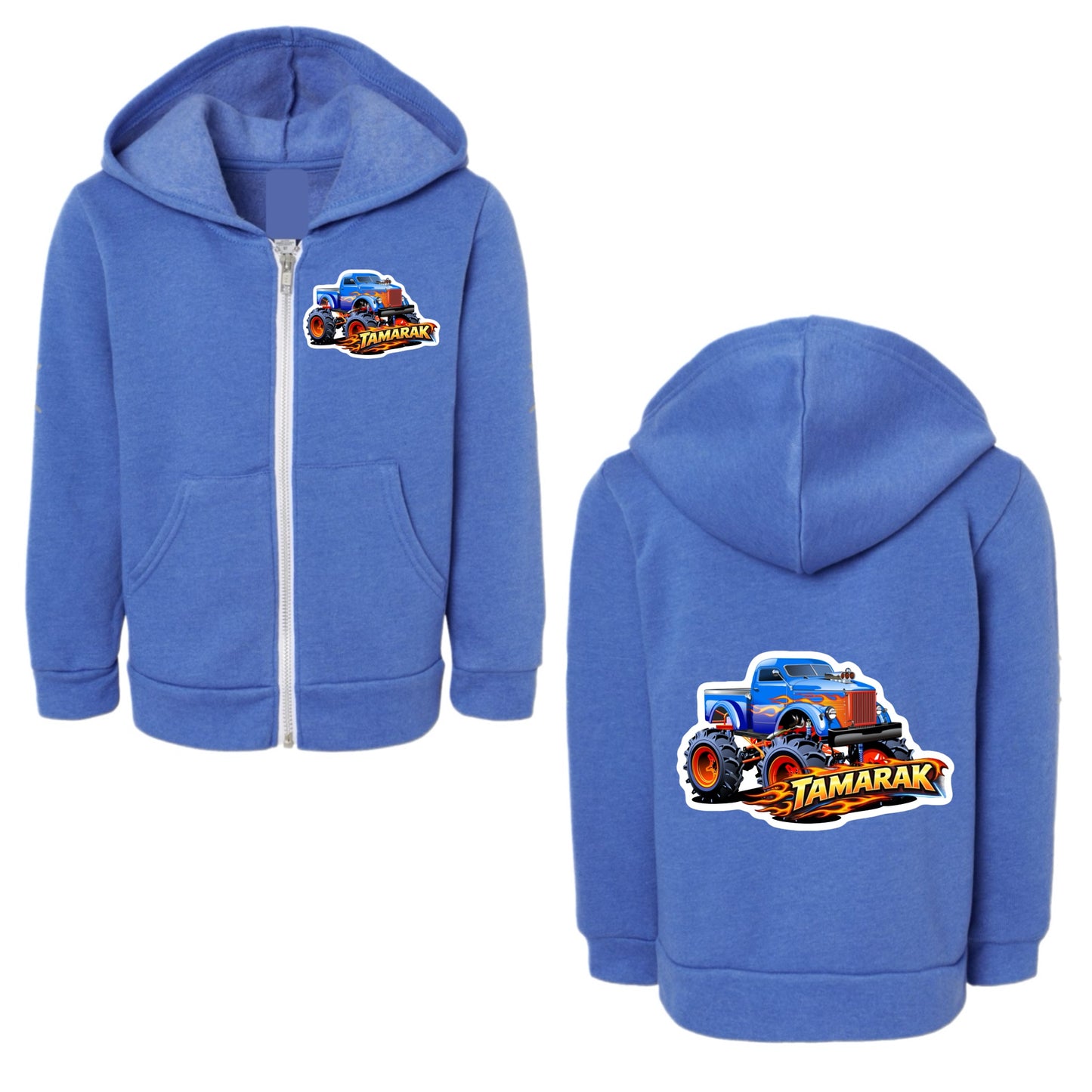 TAMARAK boys monster truck zip hoodie