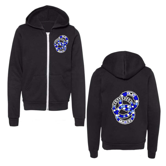 Schechter girls bracelet zip hoodie