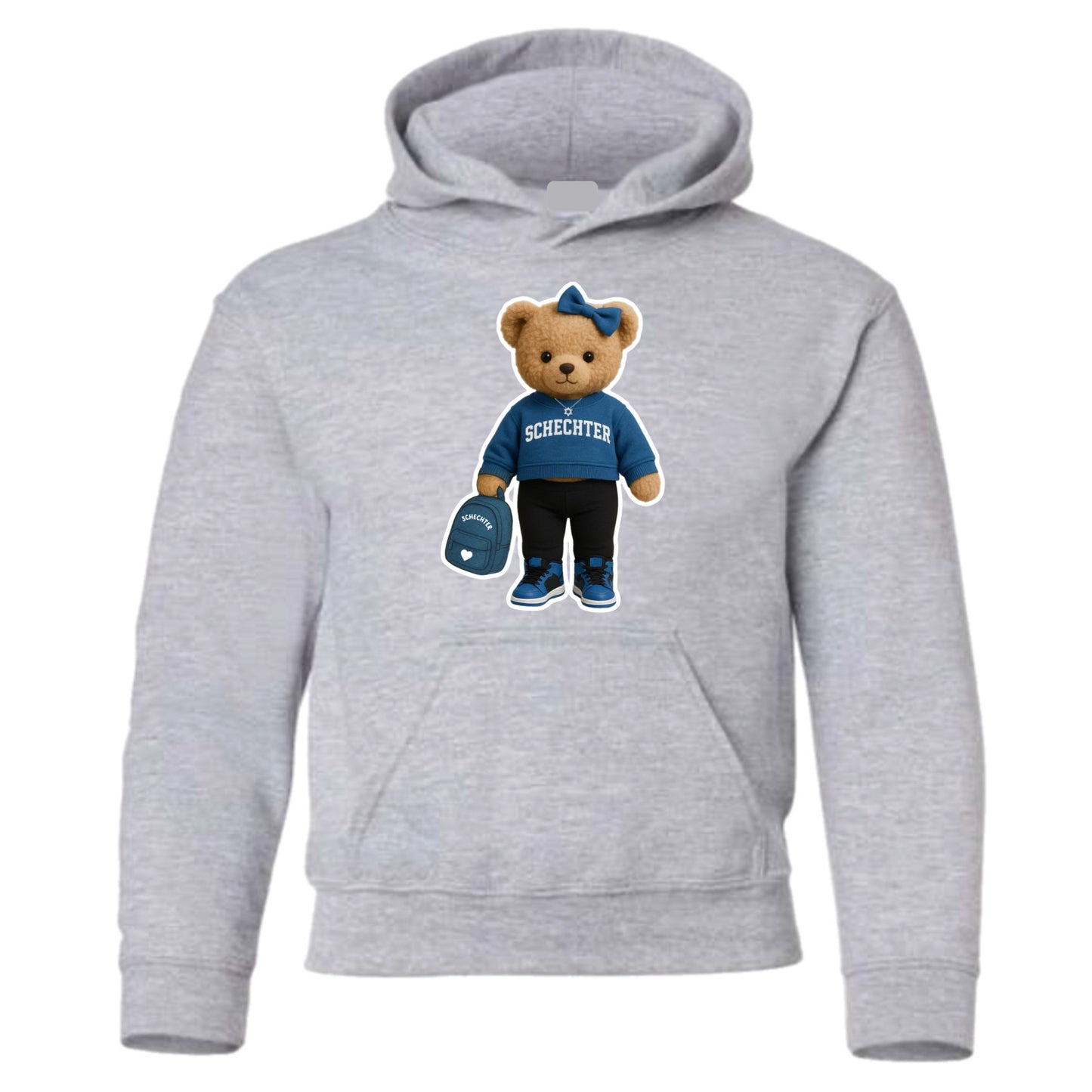 Schechter girls teddy bear hoodie