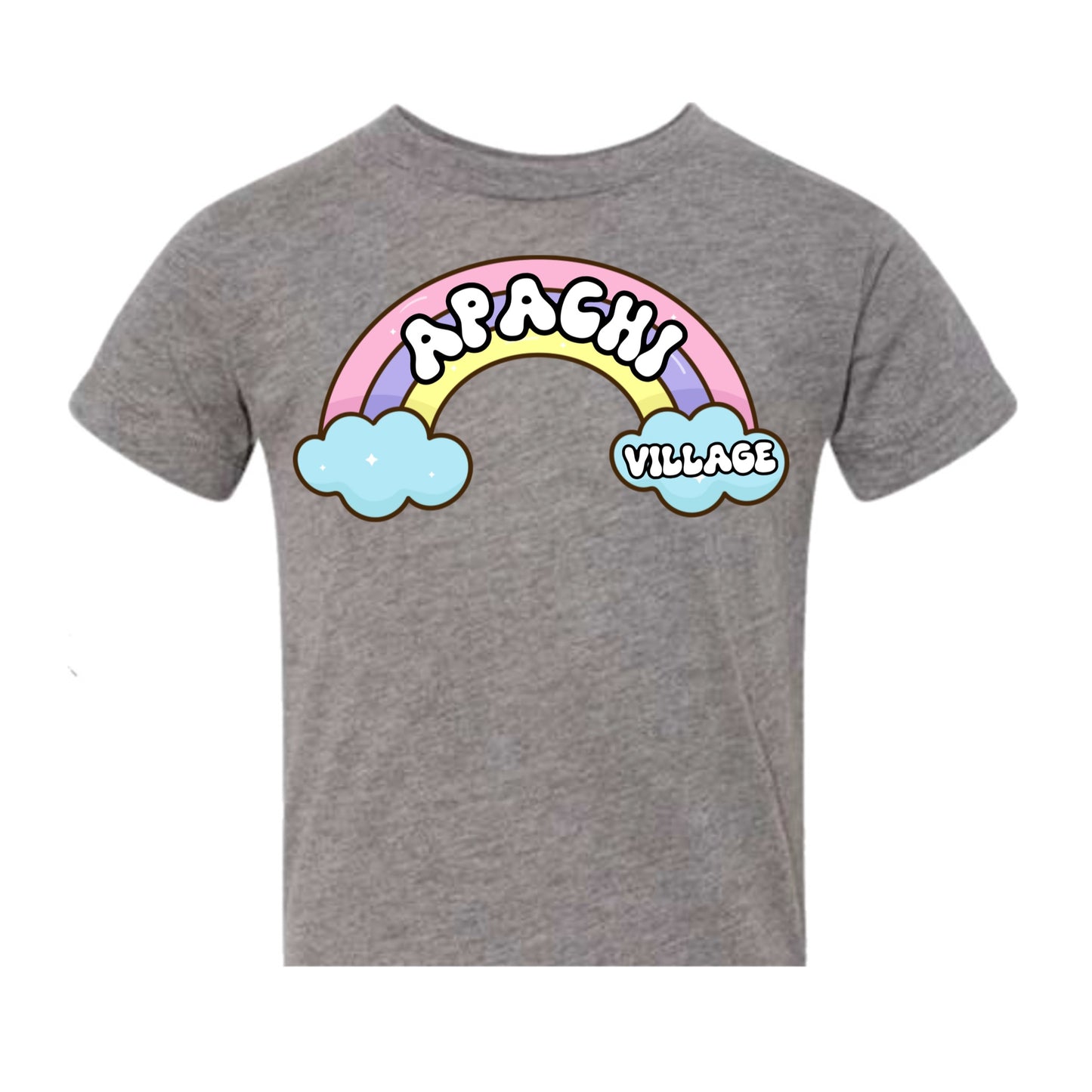 Girls Apachi Village rainbow tee