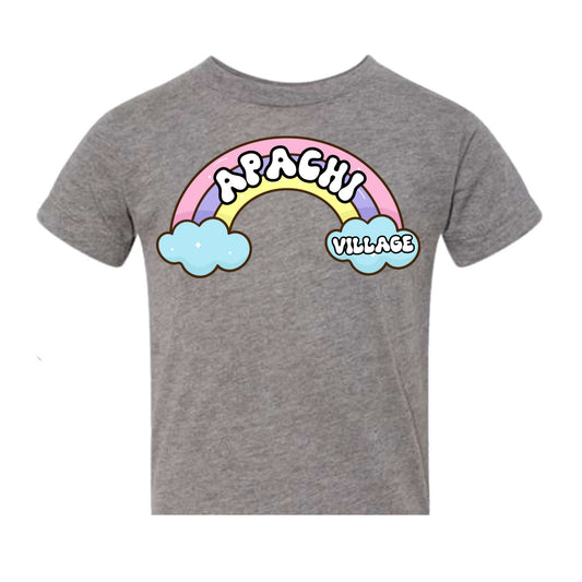 Girls Apachi Village rainbow tee
