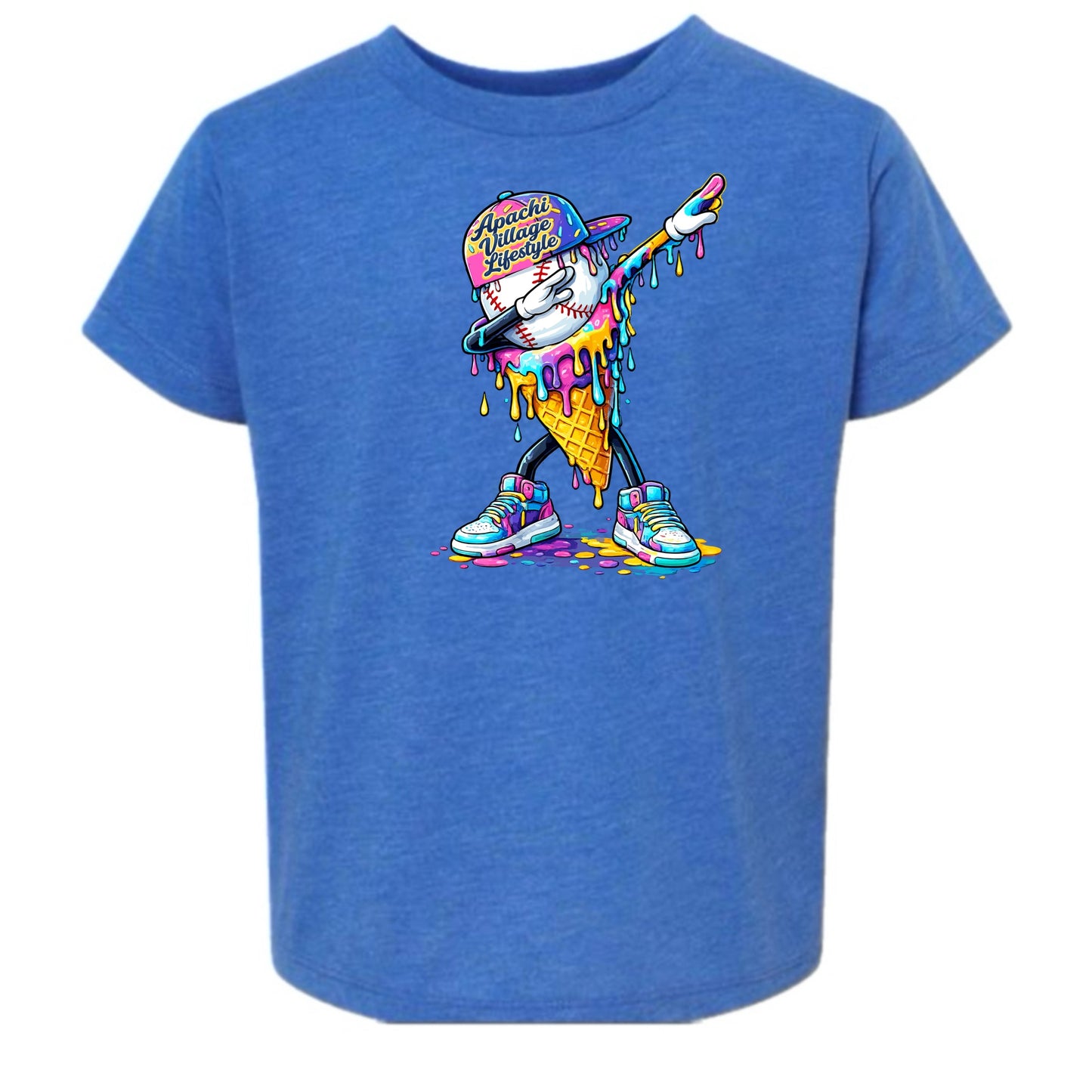 Apachi/ Apachi Village Boys Apachi ice cream drip tee