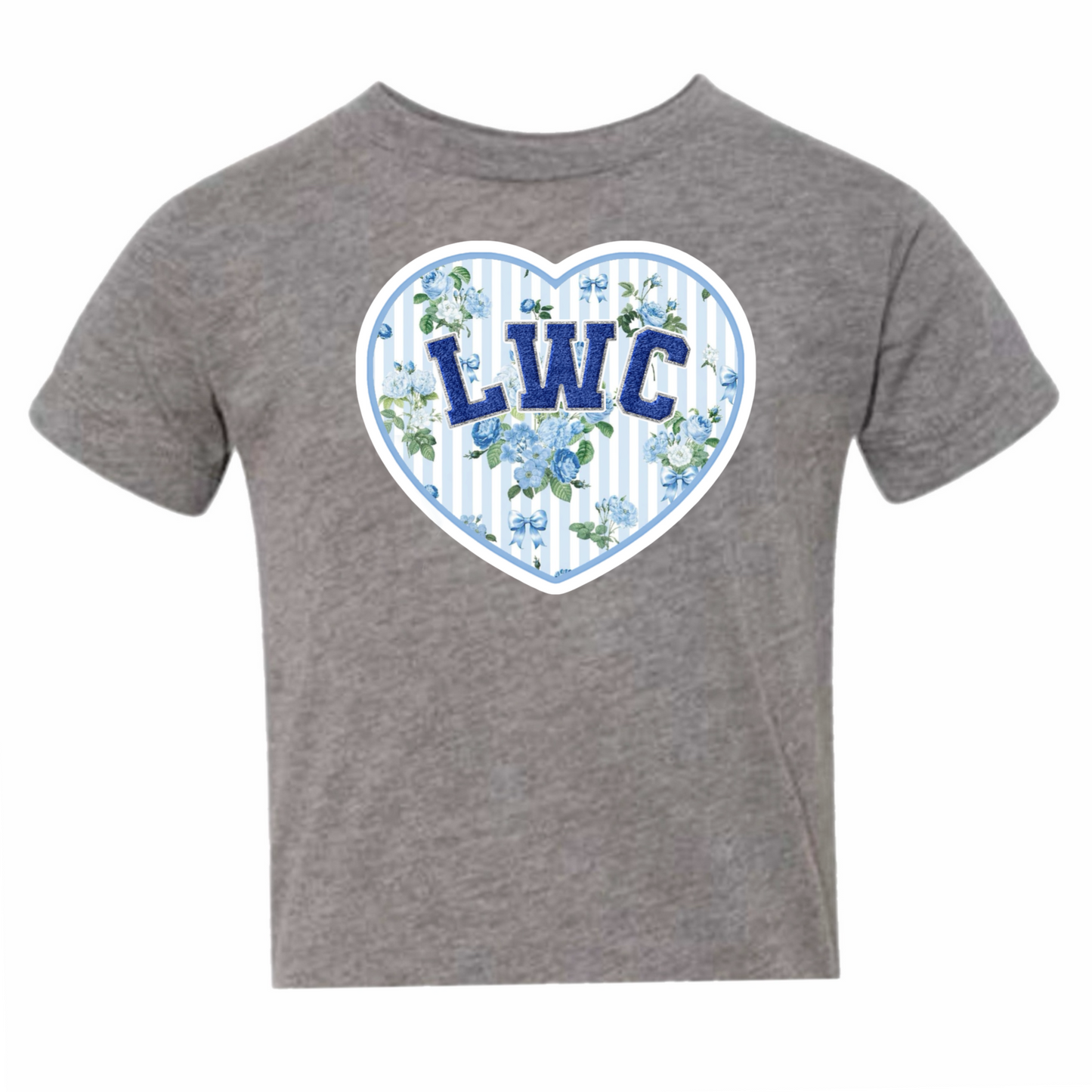 Lake of the Woods floral heart tee