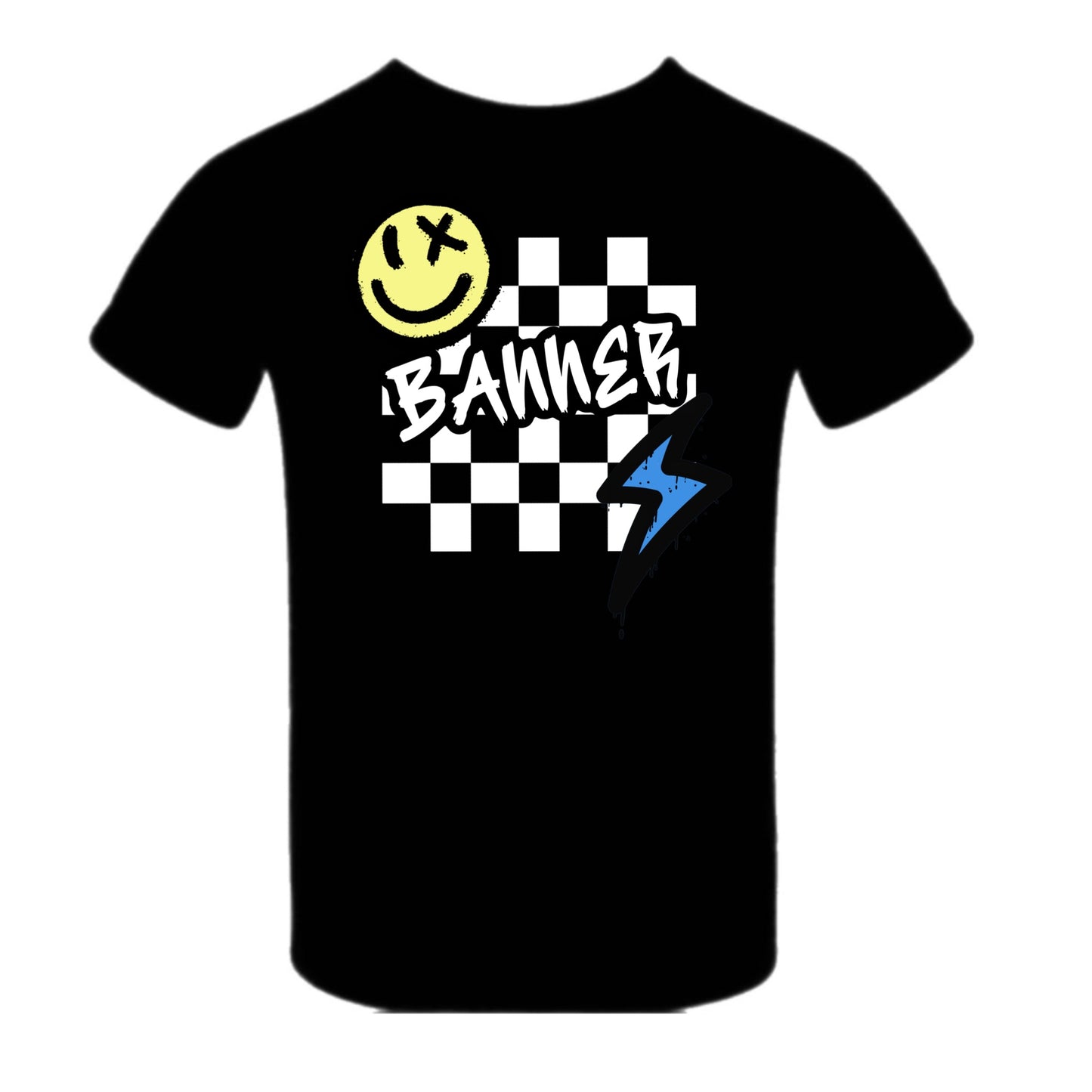 Banner boys checkered tee