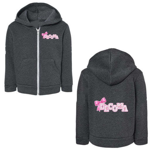 Decoma girls/adults bow hoodie