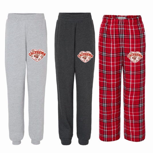 Chippewa floral heart pants