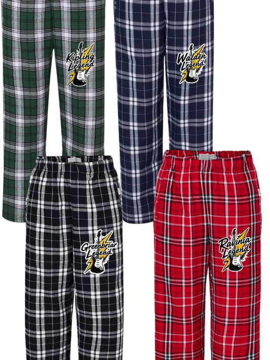 Boys guitar flannel pants
