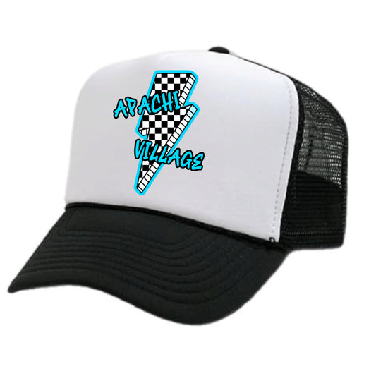 APACHI Village boys bolt trucker hat