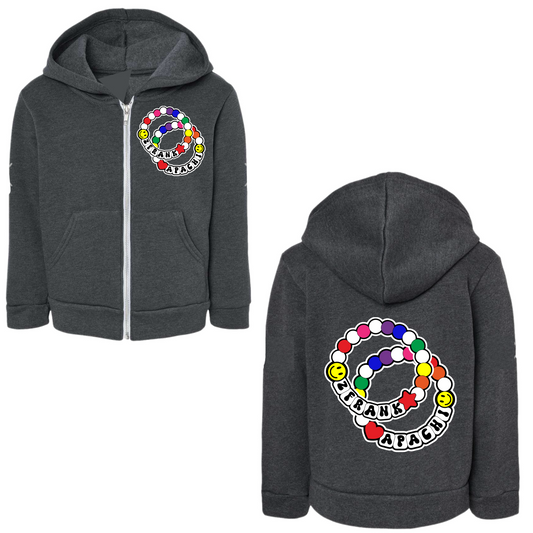 Girls Apachi bracelets zip hoodie