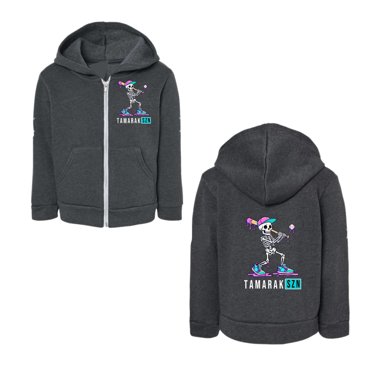 TAMARAK boys baseball skeleton zip hoodie
