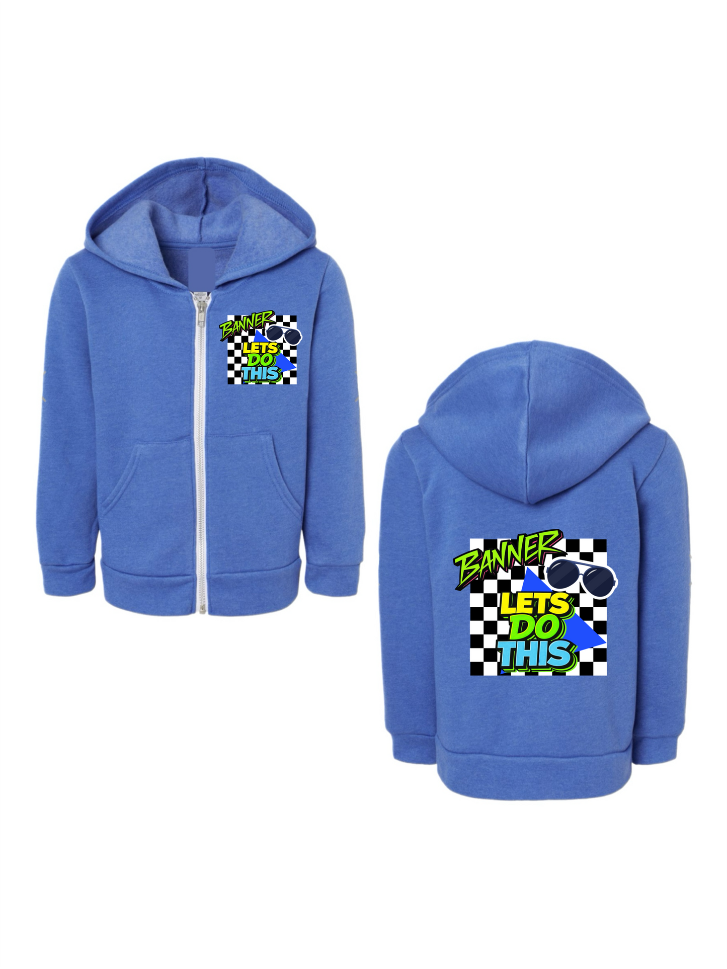 BANNER boys aviators zip hoodie