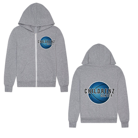 Childrenz Center basketball  zip hoodie